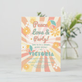 ピースラブ&パーティーヒッピーパーティー 招待状 (スタンド正面)