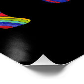 「ピースラブ&ボストンテリア」アートポップ・アートのポスター ポスター (コーナー)