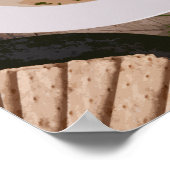 ピースラブ&マッツァーボールスープのキッチンアートプリント ポスター (角)