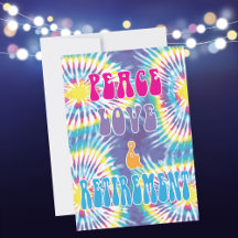 ピースラブ&リタイアメントパーティの招待状