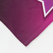 ピースラブ&リタイアメントレトロ70年代のアート フリースブランケット (角)