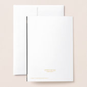 ピースラブ&悔やみや弔慰フォイルカード 箔カード (裏面封筒付き)