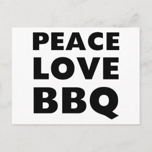 ピースラブBBQ ポストカード