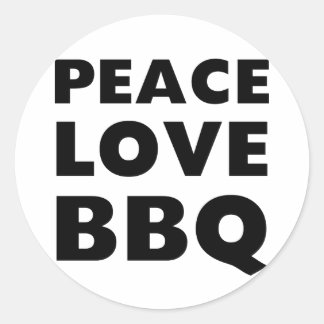 ピースラブBBQ ラウンドシール