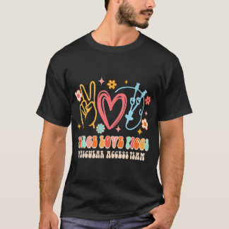 ピースラブPICCS血管アクセスチームナース Tシャツ