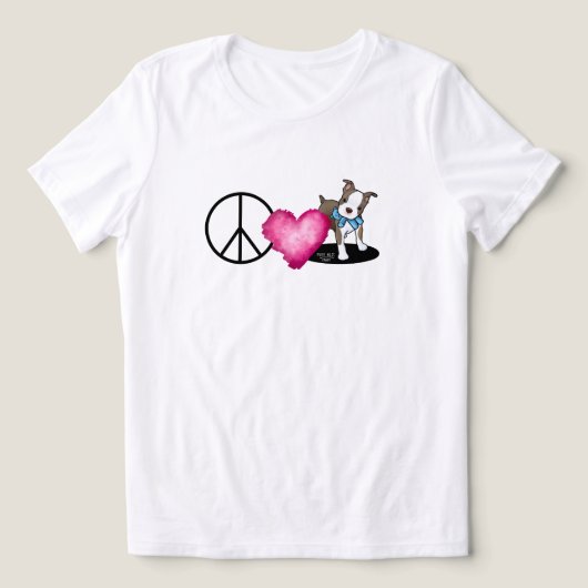 ピースラブTシャツ トライブレンドＴシャツ (デザイン正面)
