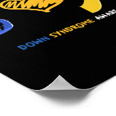 ピースラブT21トリソミー21ダウン症候群認識度 ポスター (角)