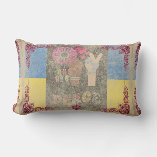 ピースランバー枕 ランバークッション (正面)