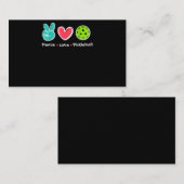 ピースラヴおもしろいピックボールコート遊ラヴィズPickl エンクロージャーカード (正面/裏面)