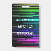 ピースリップラベル バッジ (裏面)