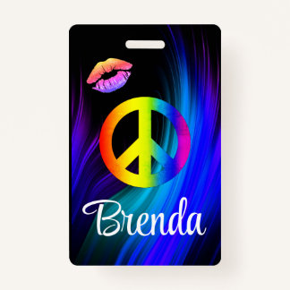 ピースリップラベル バッジ