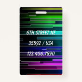 ピースリップラベル バッジ (裏面)