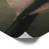 ピースリリー写真の夢のタイムフレーズ ポスター (角)