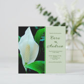 ピースリリー結婚式招待状 招待状 (スタンド正面)