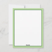 ピースレッドクリスマスホリデー シーズンカード (裏面)