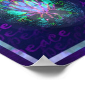 ピースロータス ポスター (角)