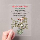 ピース教えス・スチームパンクの集まり アクリル招待状 (インサイチュ (ポータブル))