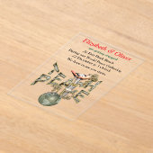 ピース教えス・スチームパンクの集まり アクリル招待状 (レイダウン)