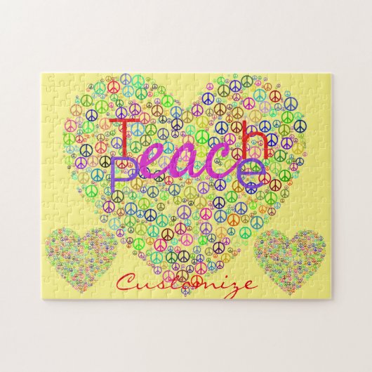 ピース教えハートサンダー_コーブ ジグソーパズル (横)