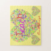 ピース教えハートサンダー_コーブ ジグソーパズル (縦)