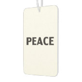 ピース白黒ミニマモダンリストシンプル車 カーエアーフレッシュナー (左)