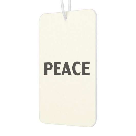 ピース白黒ミニマモダンリストシンプル車 カーエアーフレッシュナー (左)