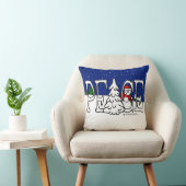 ピース雪だるま クッション (椅子)