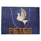 ピース鳩 ラージペーパーバッグ (裏面)