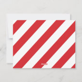 ピース アンド ジョイ コーナー 現代の写真 ホリデー カード (裏面)