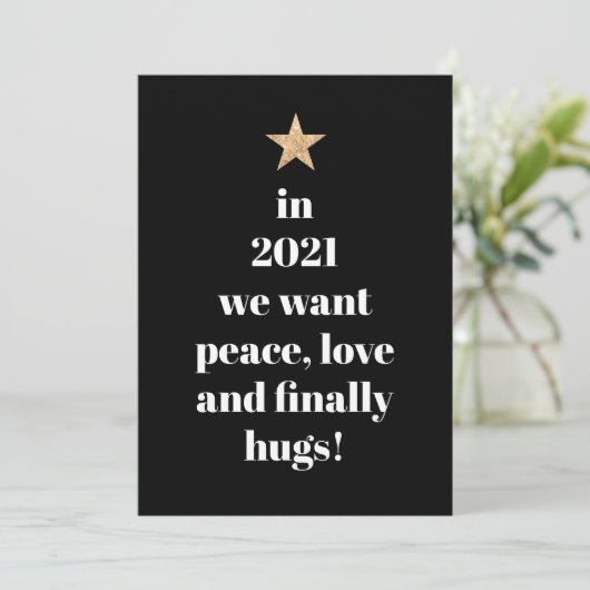 ピース・アンド・ファイナル・ハグズ・ユーモア引用文2021 シーズンカード (スタンド正面)