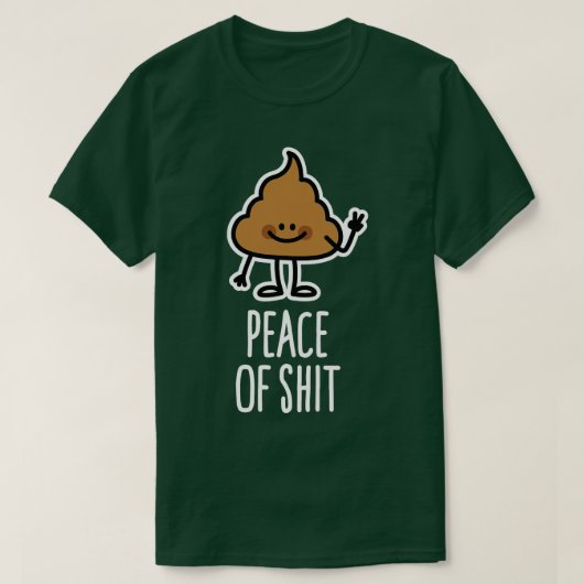 ピース・オブ・プン絵文字1 Tシャツ (デザイン正面)