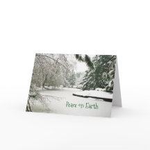 ピース・オン・アース・クリスマス・グリーティング・カード