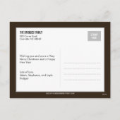 ピース&ジョイホリデーフォトカードはがき シーズンポストカード (裏面)