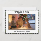 ピース＆ジョイ ブラックアンドホワイト プライド クリスマス フォト (正面)