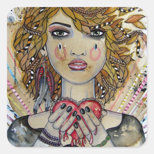 ピース スクエアシール (正面)