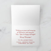 ピース・ドーブ愛国的クリスマス・カード シーズンカード (内部)