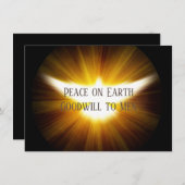 ピース·ドーブ|人間に対する地球の平和 招待状 (正面/裏面)