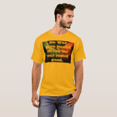 ピース・ノー・ウォー メンズTシャツ Tシャツ (正面フル)