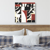 ピース&パーツI キャンバスプリント (インサイチュ (寝室))