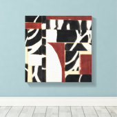 ピース&パーツI キャンバスプリント (インサイチュ (ウッドフロア))