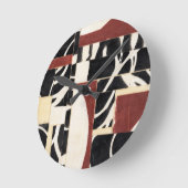ピース&パーツI ラウンド壁時計 (傾斜)