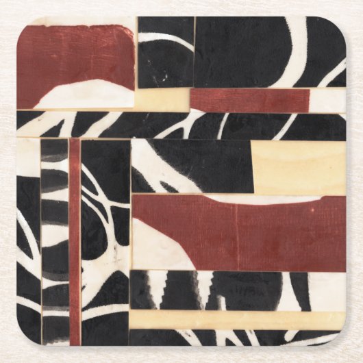 ピース&パーツII スクエアペーパーコースター (正面)