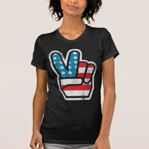 『ピース・フォー・アメリカ・シャツ』 Tシャツ