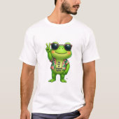 ピース フロッグ ヒューマン ライツ Tシャツ (正面)