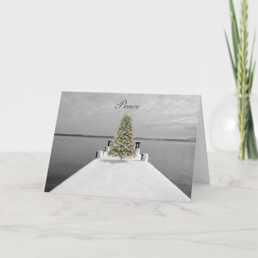 ピース，ホリデークリスマスカード シーズンカード (正面)