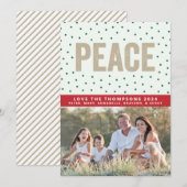 ピース ポルカドット シーズンカード (正面/裏面)