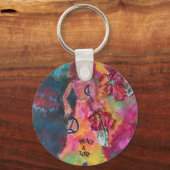 ピース&ラブキーチェーン キーホルダー (正面)