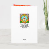 ピース&ラブデイジーヒッピーボホオリジナル挨拶 カード (裏面)