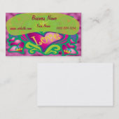 ピース&ラブレトロスタイル 名刺 (正面/裏面)