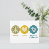 『ピース・ラブ英文学』 ポストカード (スタンド正面)